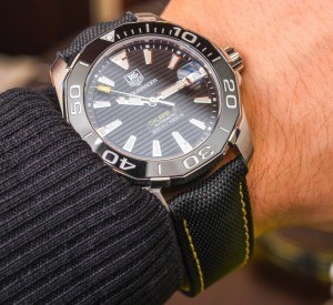 TAG Heuer Aquaracer 300M Ceramic Bezel 2015 Watch Collection Hands-On ...