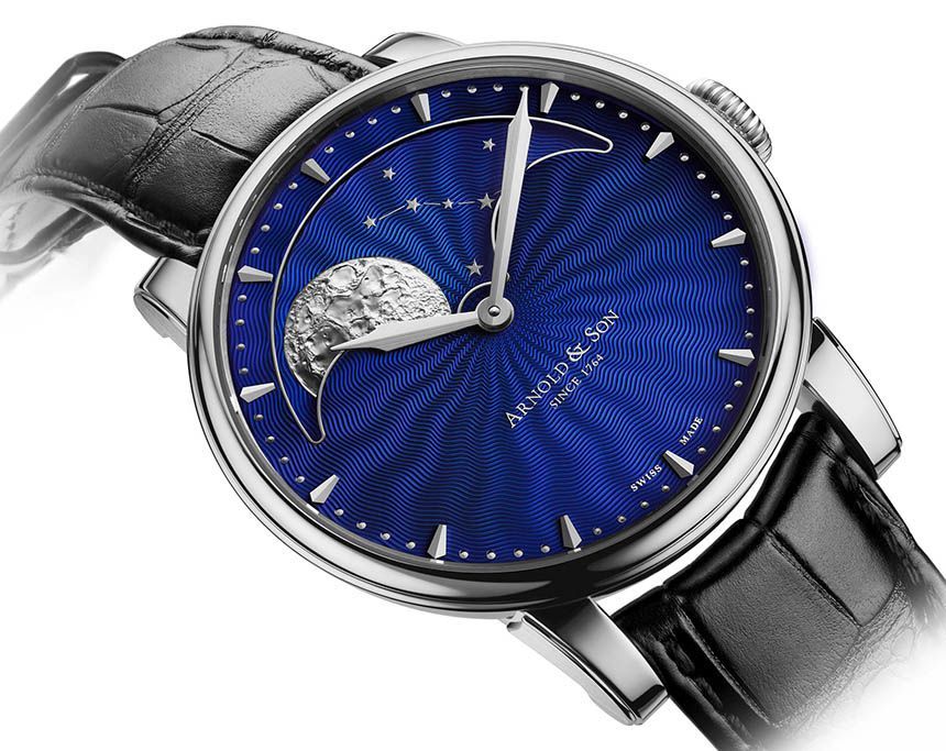 Arnold & Son HM Perpetual Moon Stainless Steel Blue Dial