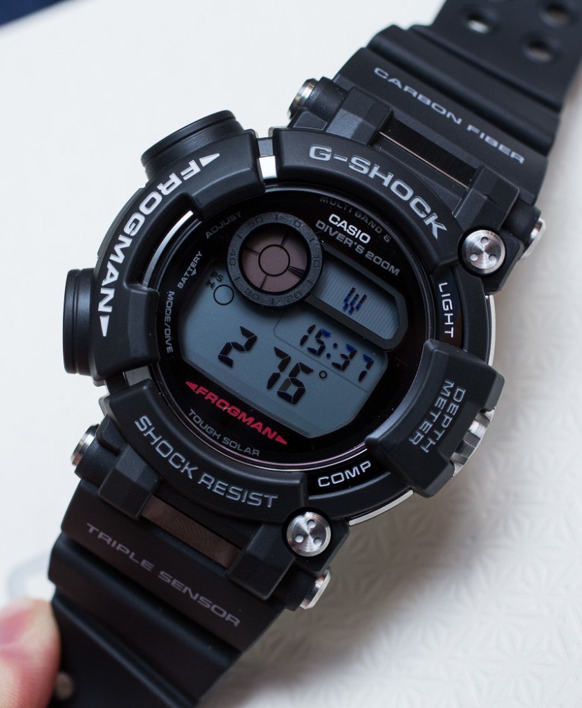 Casio G-Shock Frogman GWF-D1000 Hands-On: The Ultimate Diving Tool Watch aBlogtoWatch