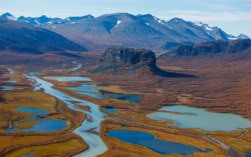 Rapadalen, Sareks nationalpark, Laponia världsarvsområde :Rapa valley, Sarek NP, Laponia world heritage site