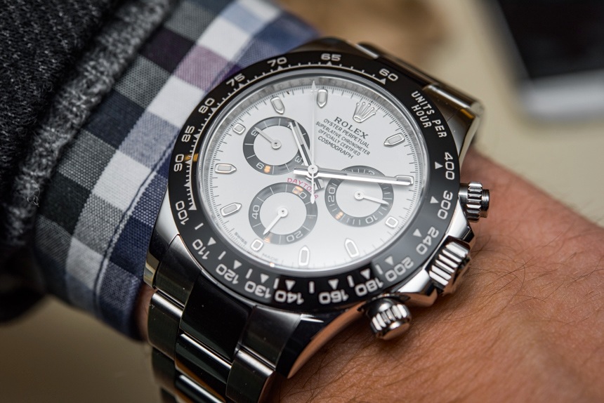 New Rolex Cosmograph Daytona Watch With Black Ceramic Bezel & Updated ...