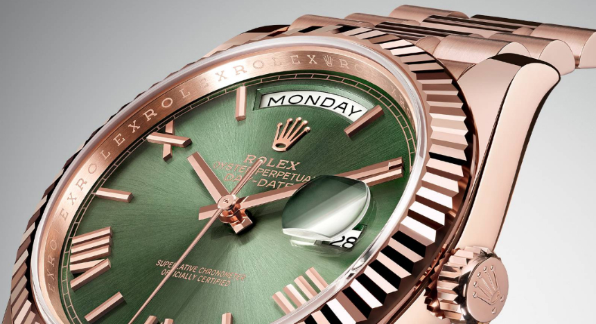 Stilk Færøerne heldig New Rolex Day-Date 40 60th Anniversary Watch With Green Dial Hands-On |  aBlogtoWatch