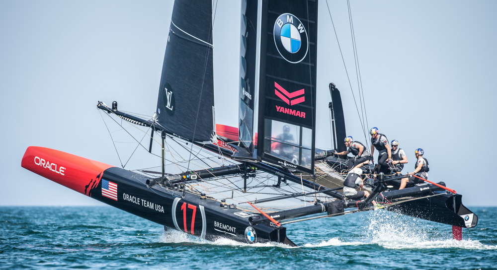 28/02/16 - Muscat (OMN) - 35th America's Cup Bermuda 2017 - Louis Vuitton America's Cup World Series Oman - Racing Day 2