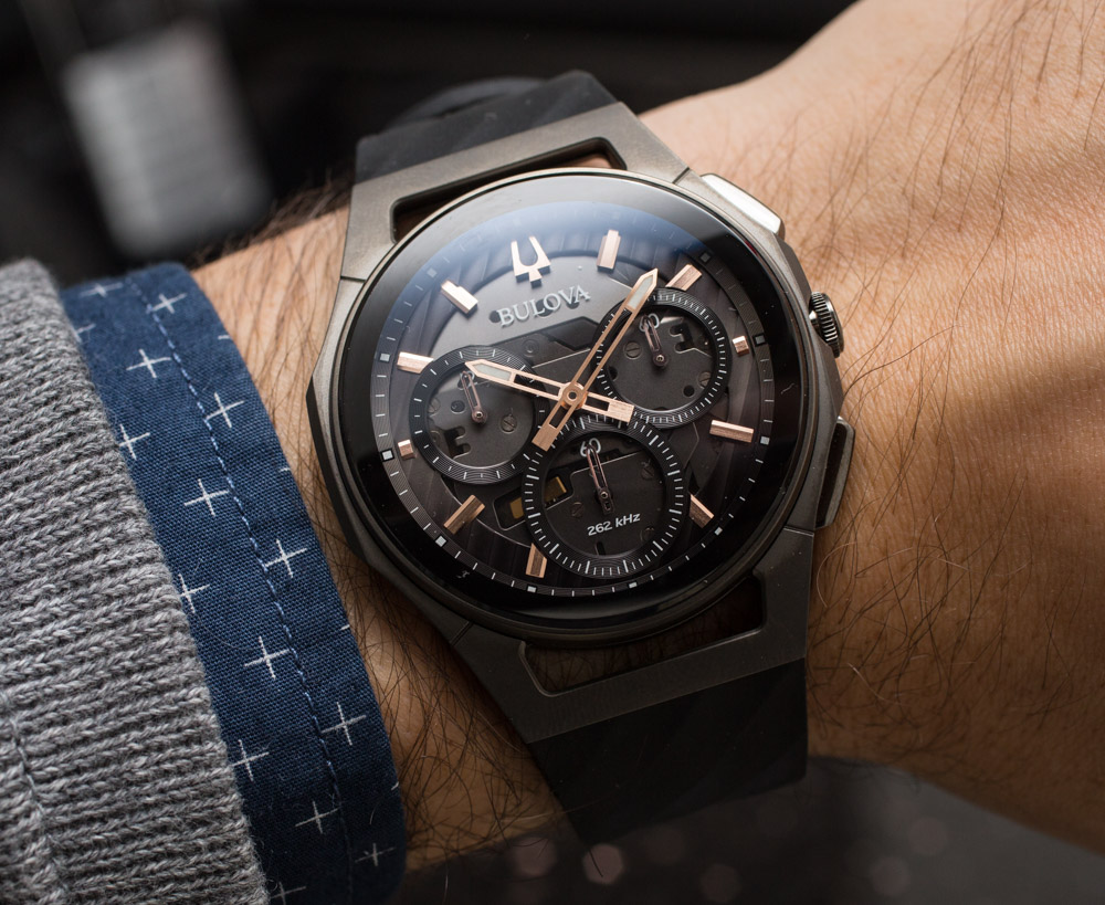 Bulova CURV Watches With Curved Chronograph Movements Hands-On |  aBlogtoWatch