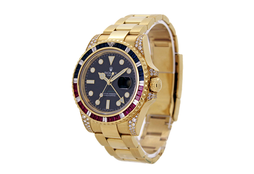 Rolex-GMT-Master-II-Gold-Stones-Watch