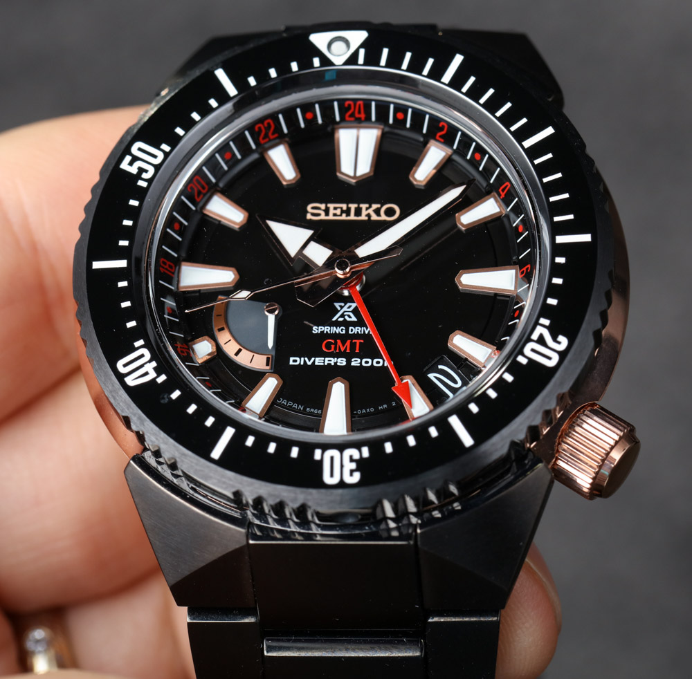 Seiko Prospex 200M Spring Drive GMT Watch Hands-On | aBlogtoWatch