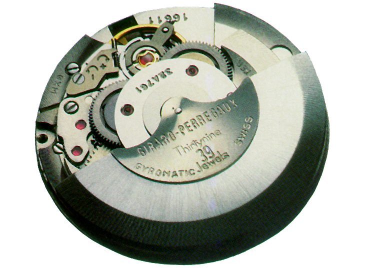 Girard-Perregaux Gyromatic movment from the 1960s
