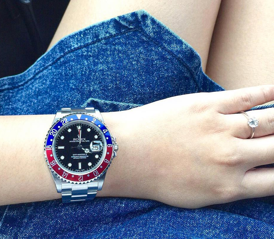 Roelx GMT Master 2 (Image: Instagram user @pearlypuffs)