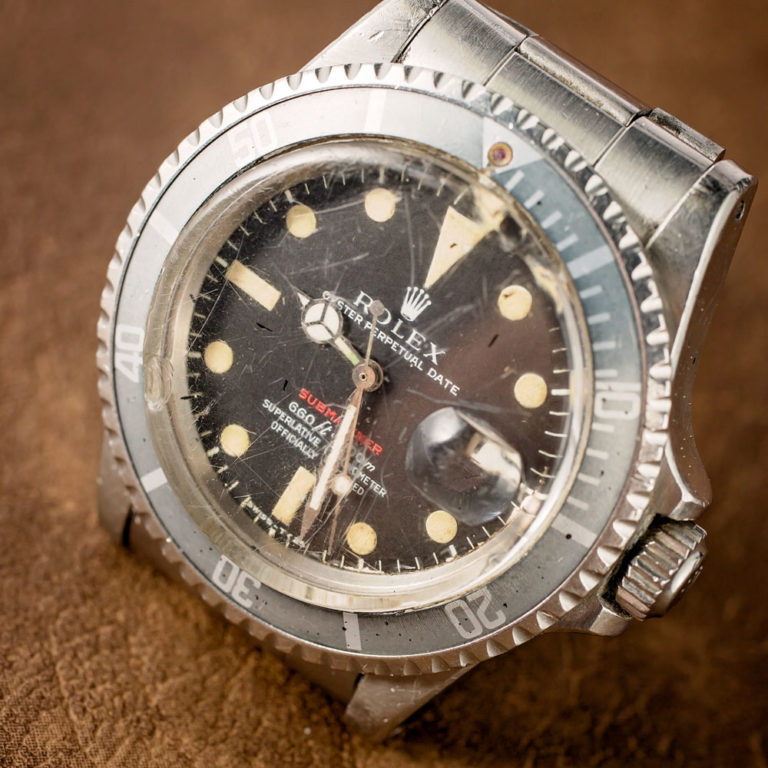 A Vintage Rolex 'Red Submariner' Watch With An Actual History Of ...