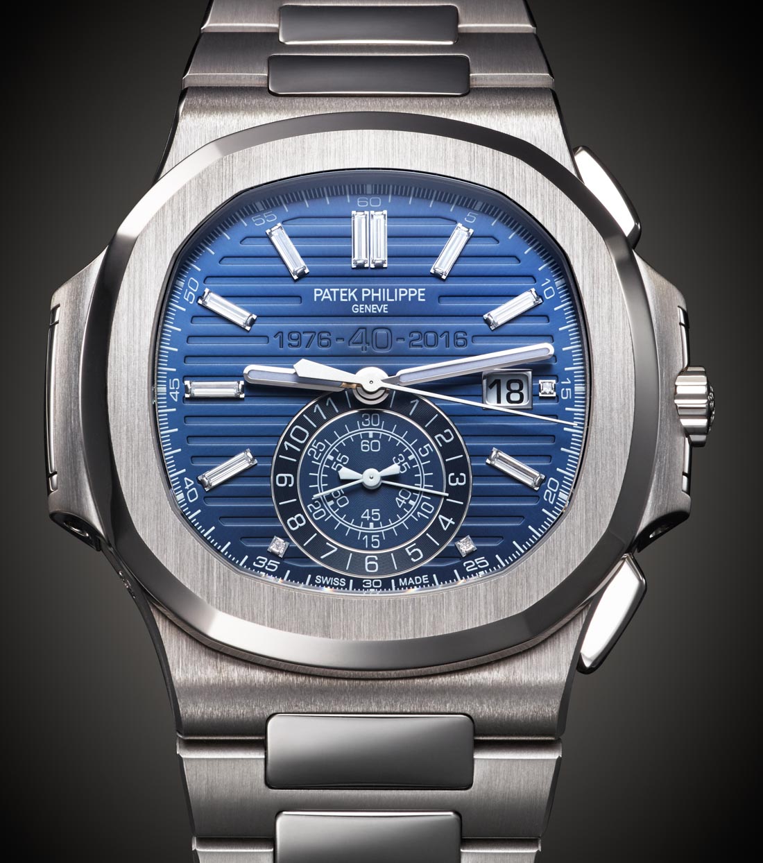 Patek Philippe Nautilus 40th Anniversary 5976/1G Watch Is 49.25mm Wide In  18k White Gold | aBlogtoWatch