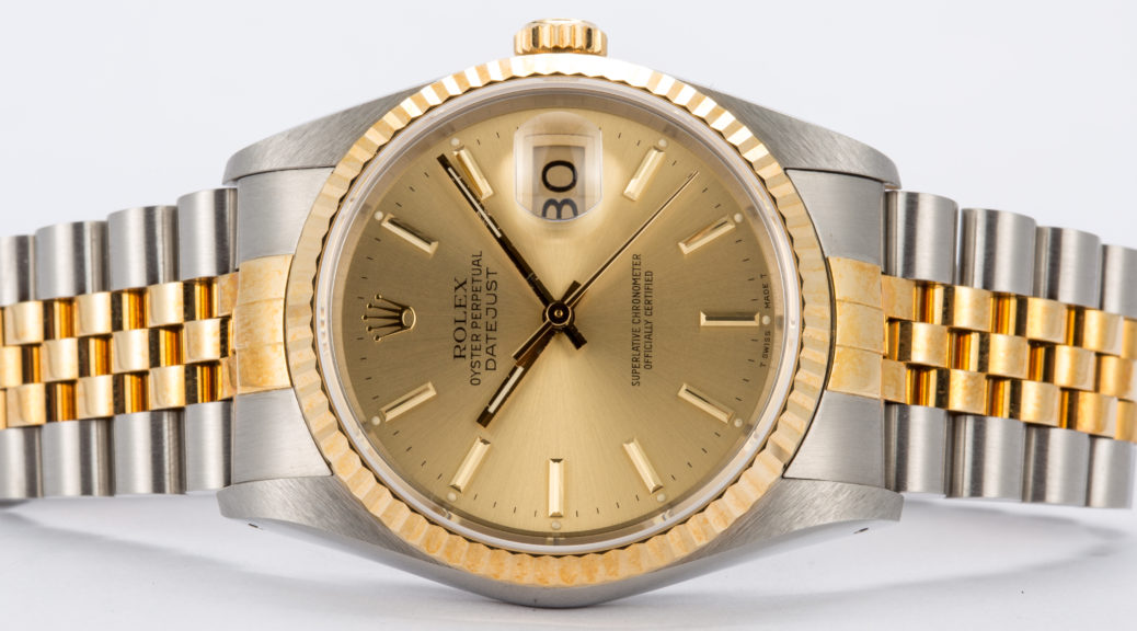 An Example Of A Rolex Datejust ‘Awards For Enterprise’ Trophy Watch ...