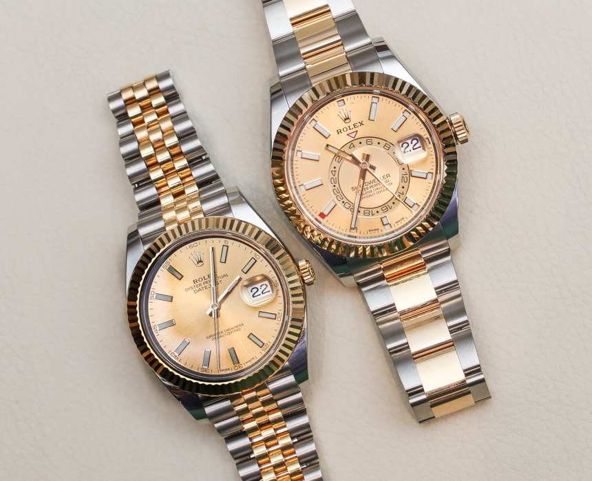 Rolex Sky-Dweller Watches In Two-Tone Steel & Gold Hands-On | aBlogtoWatch