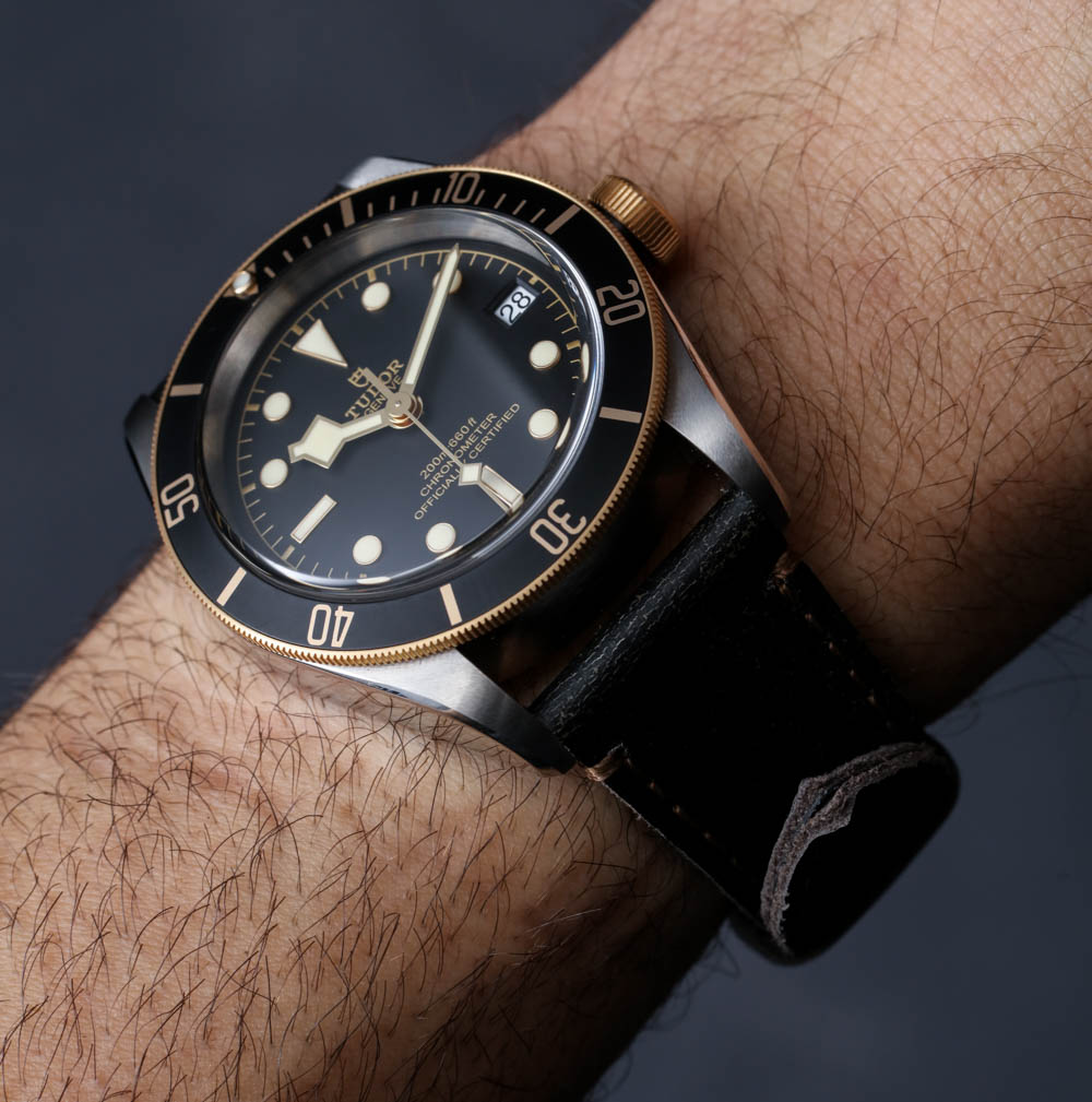 Tudor Heritage Black Bay S&G 79733N Two-Tone Watch Hands-On | aBlogtoWatch
