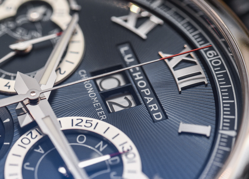 Chopard L.U.C Perpetual Chronograph Watch In Platinum With Blue Dial ...