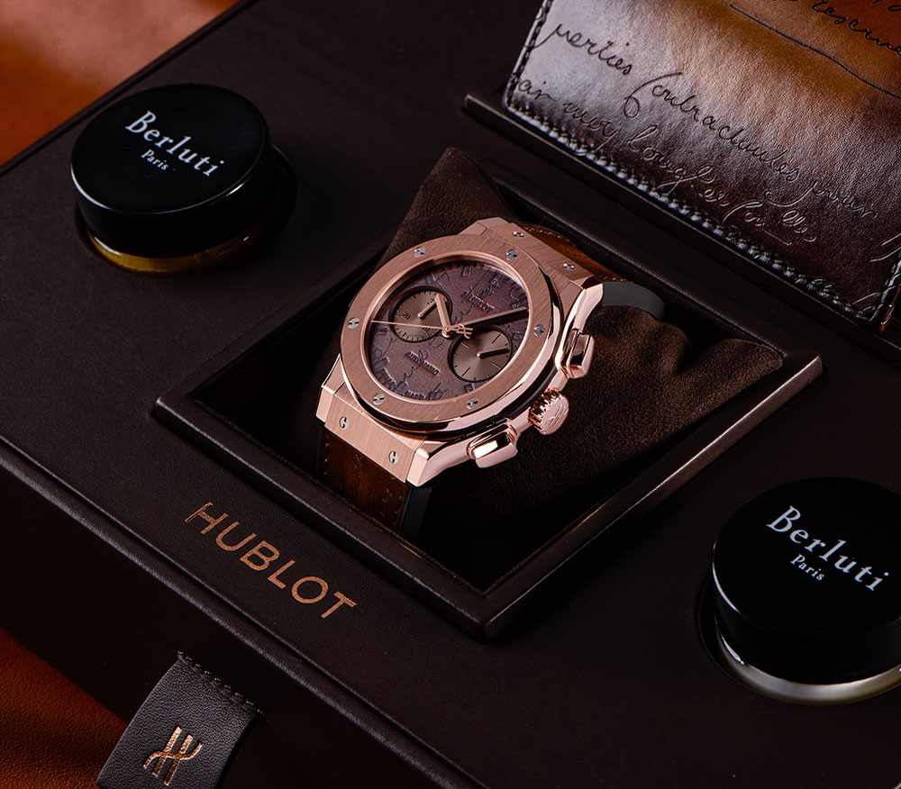 Hublot Classic Fusion Chronograph Berluti Scritto Watch | aBlogtoWatch