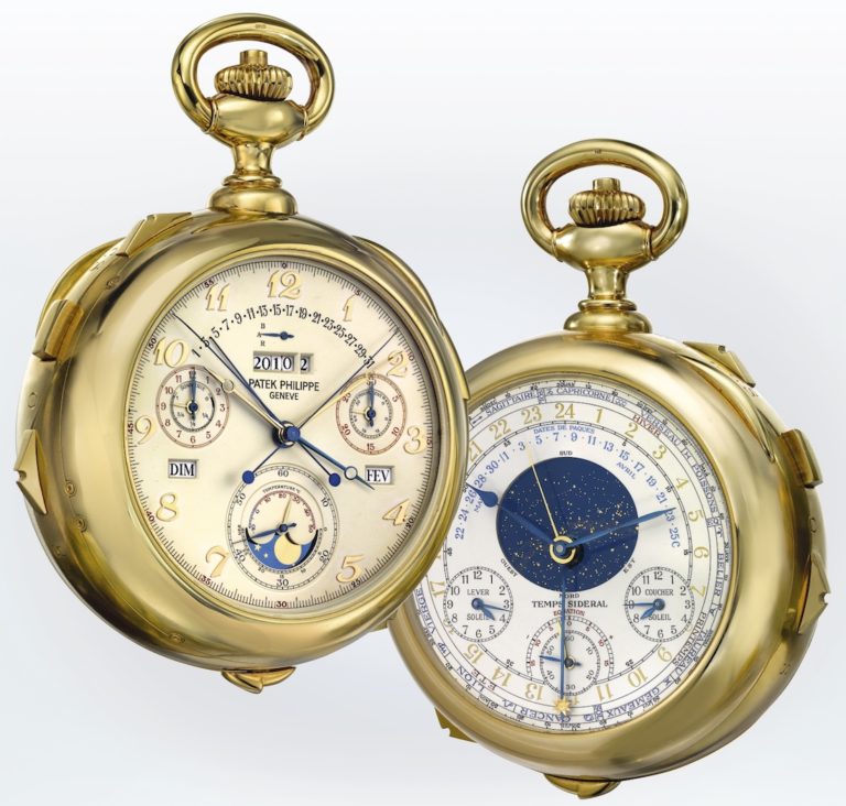 Patek Philippe Caliber 89 Grand Complication Pocket Watch Fails To Sell ...