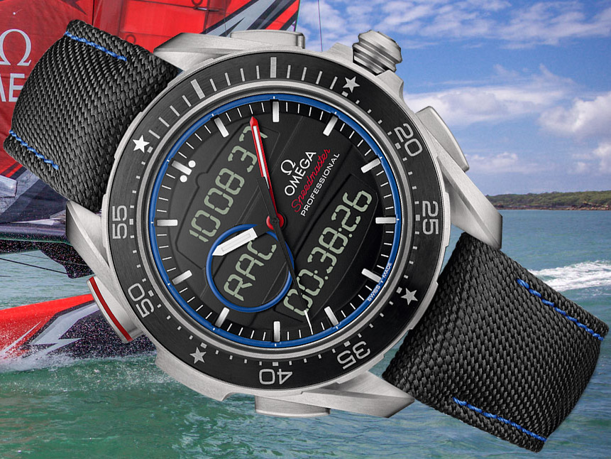 Speedmaster X-33 Regatta Emirates Team New Zealand Chronograph watch, Omega