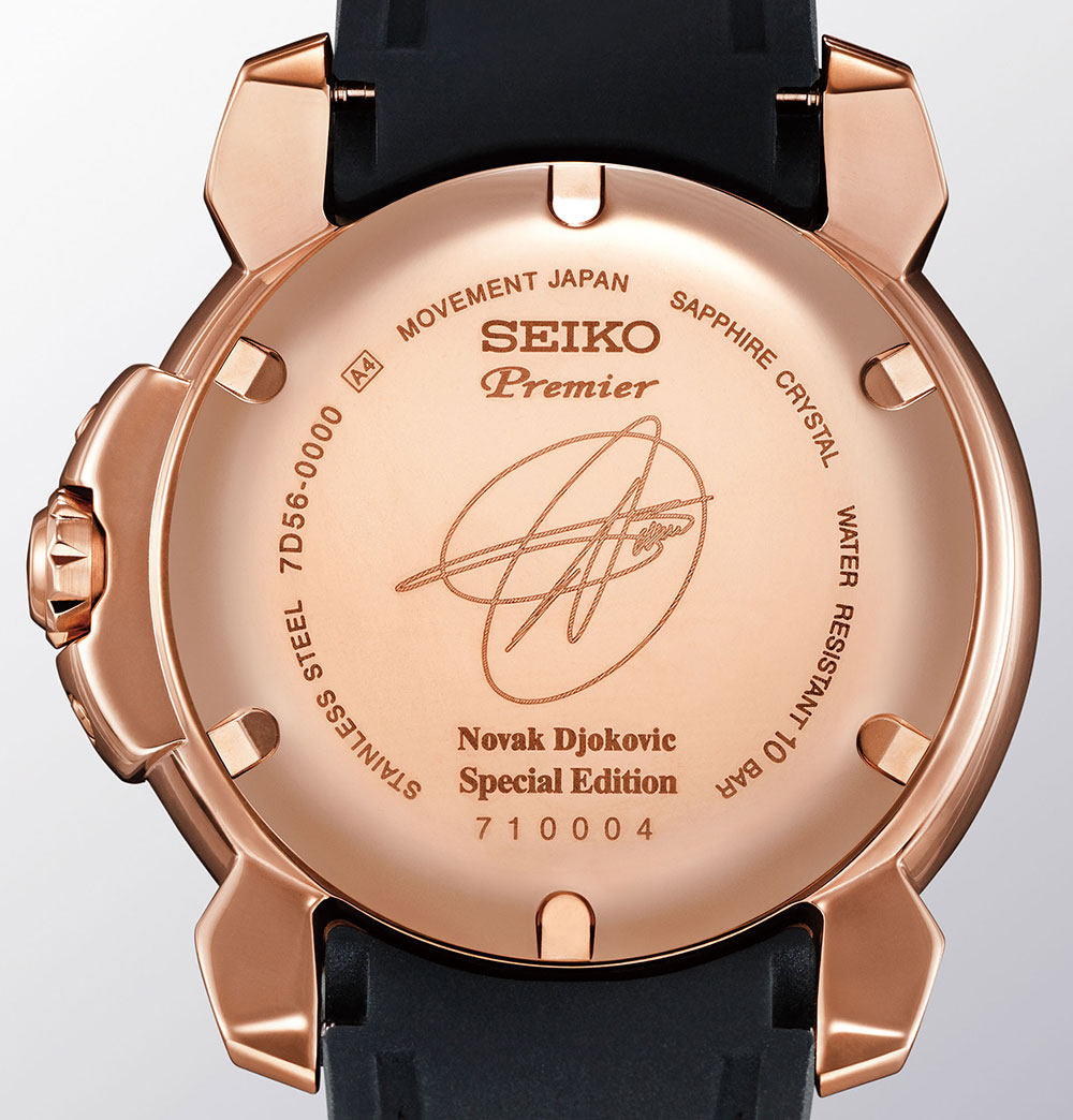 Seiko Premier Kinetic Perpetual Novak Djokovic Special Edition Watch |  aBlogtoWatch