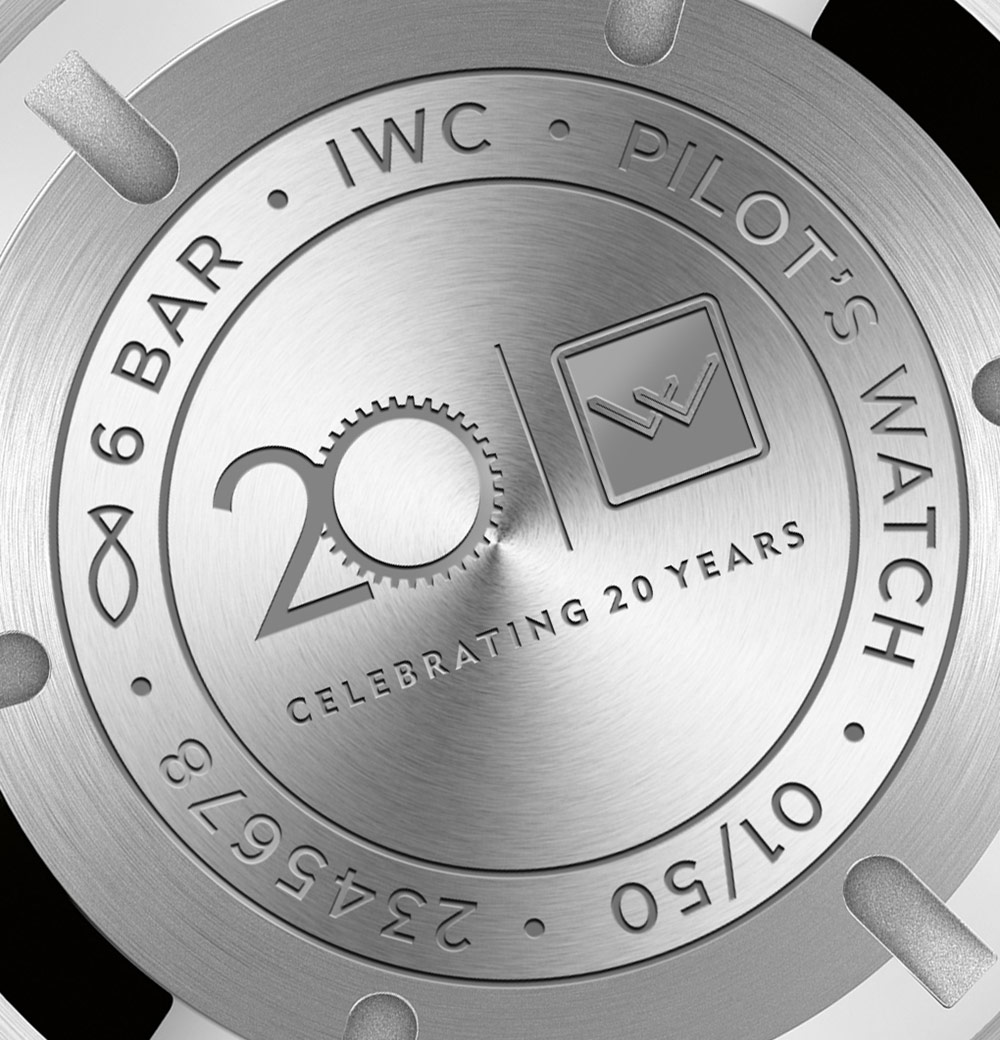 IWC Pilots Chronograph Watches Of Switzerland 20th Anniversary