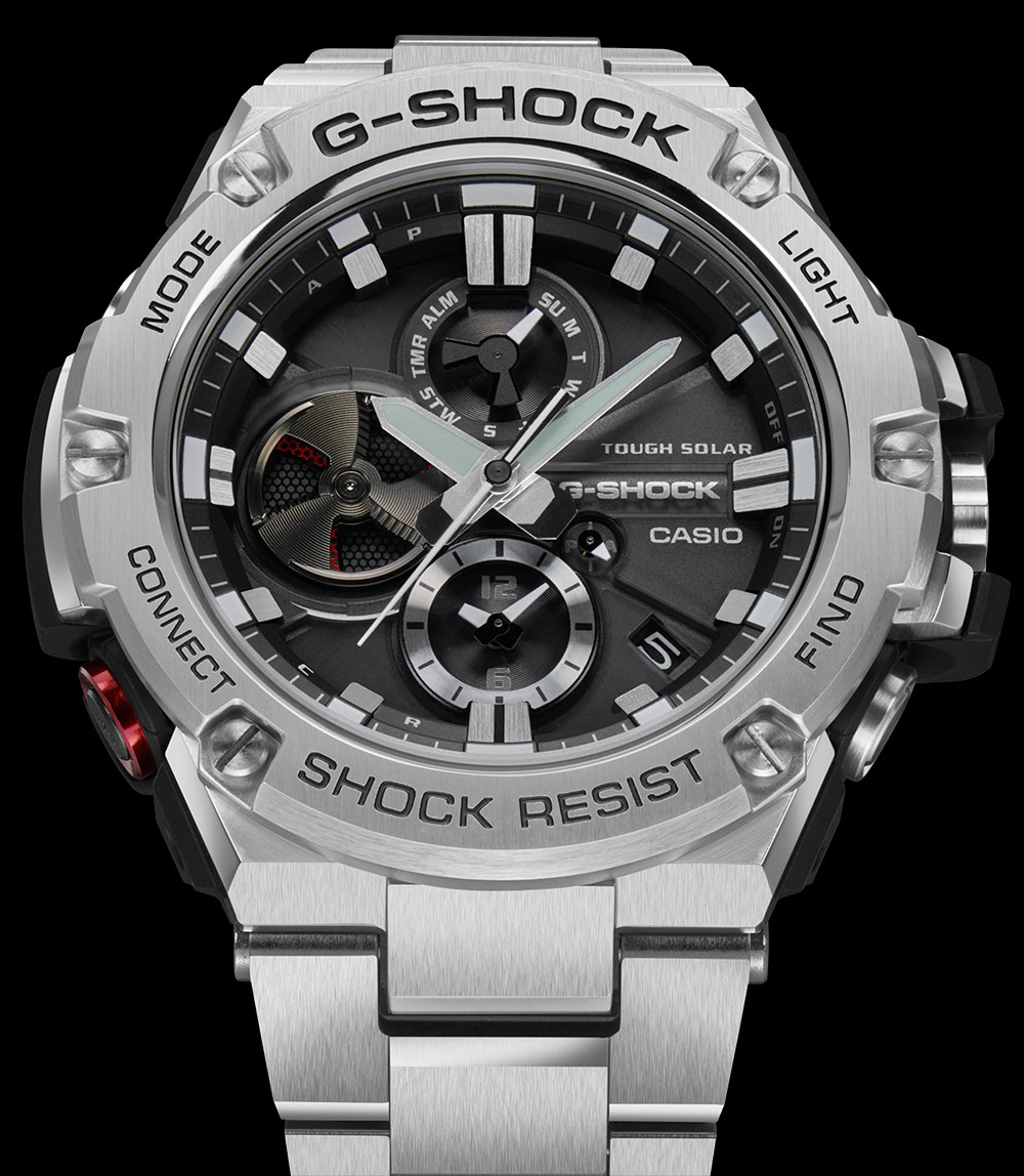 Casio G-Shock G-Steel 'Tough Chronograph' GST-B100 Series Bluetooth  Connected Watches | aBlogtoWatch