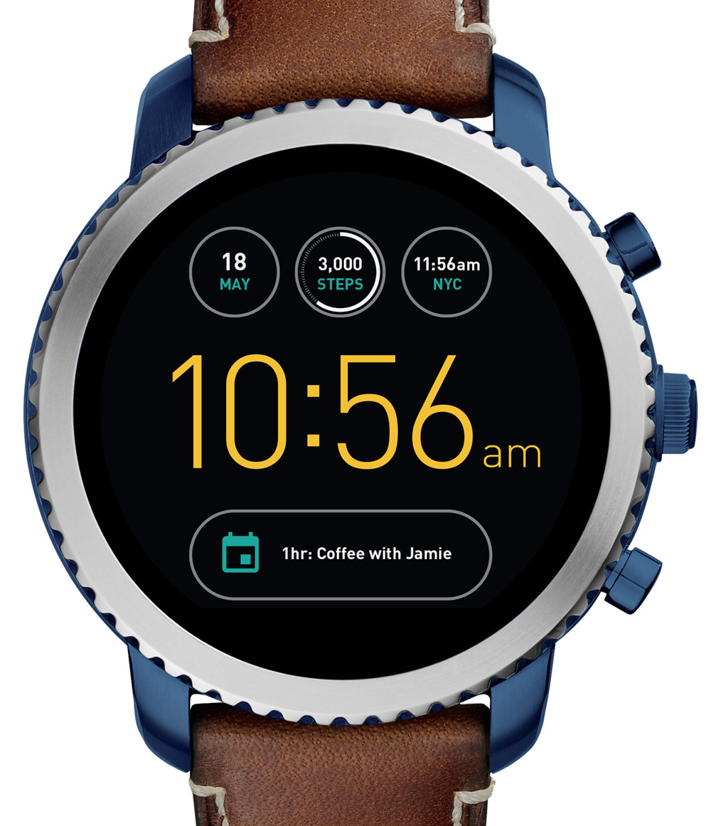 smartwatch life fossil battery
