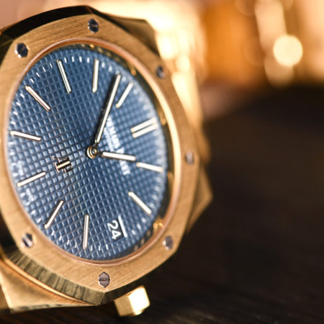 Audemars Piguet royal oak gold blue dial