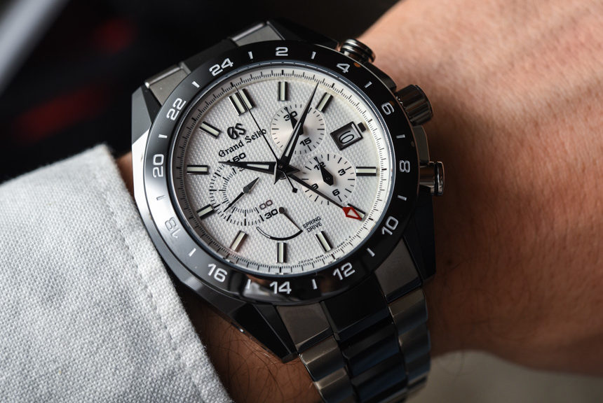 Grand Seiko Black Ceramic Spring Drive Chronograph GMT Watches Hands-On