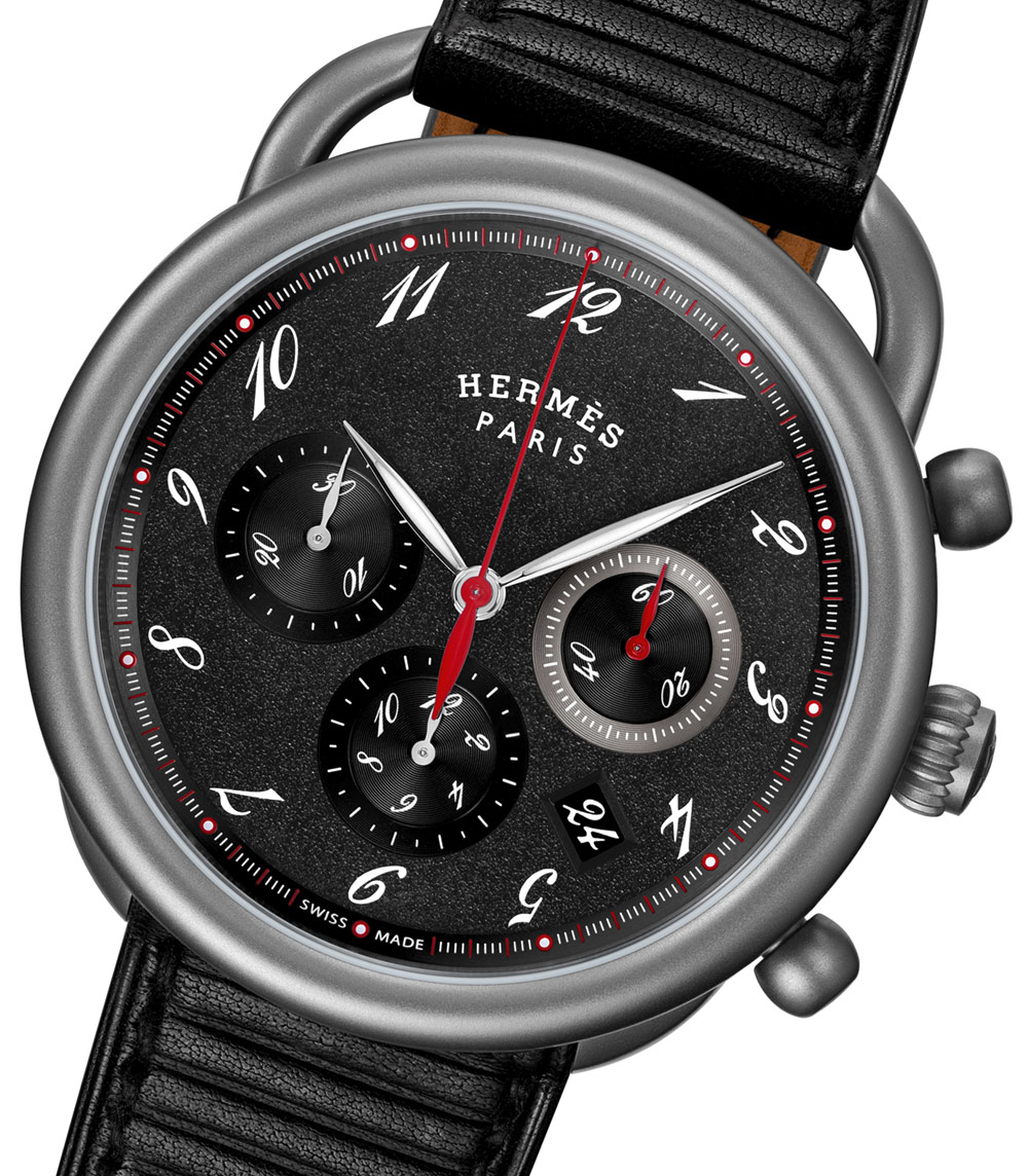 Hermès Arceau Chrono Titane Watch 