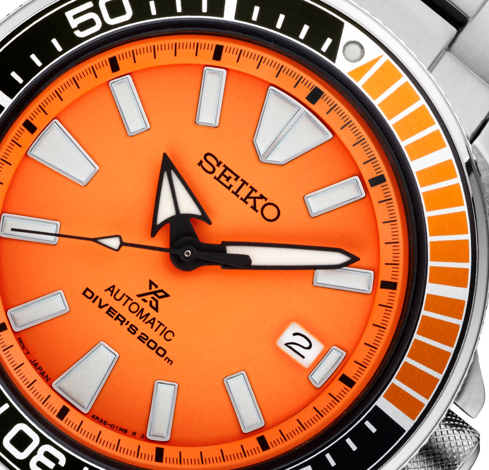 Actualités des montres non russes - Page 10 Seiko-Prospex-Orange-Samurai-Steel-SRPB97-Automatic-200M-aBlogtoWatch-9