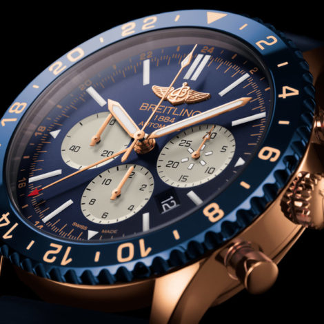 Breitling Chronoliner B04 Watch In Red Gold | aBlogtoWatch