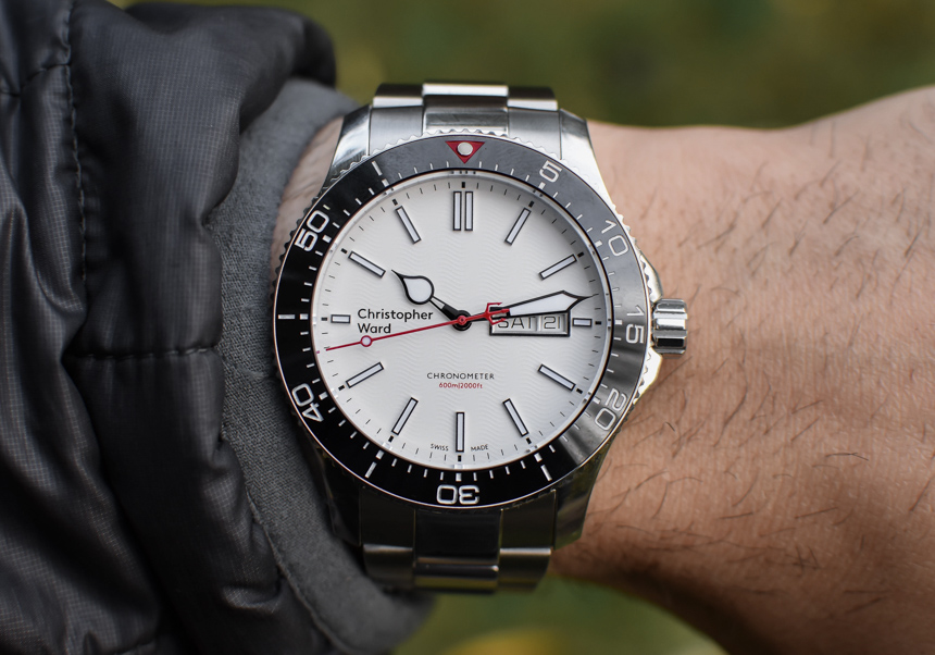 Christopher Ward C60 Trident Day Date COSC Watch Review | aBlogtoWatch