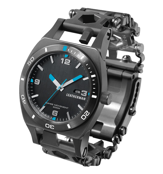 Leatherman  Tread Tempo Watch Customizable Multitool Timepiece Black   Amazonin Fashion