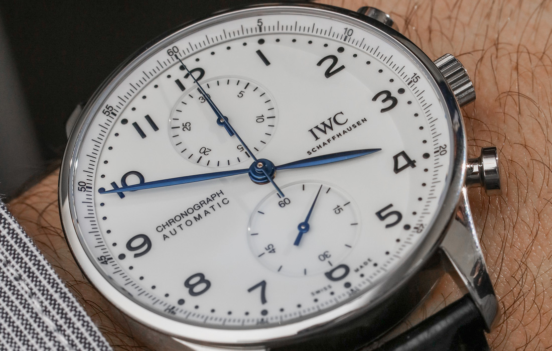 IWC Portugieser Chronograph Edition '150 Years' on wrist