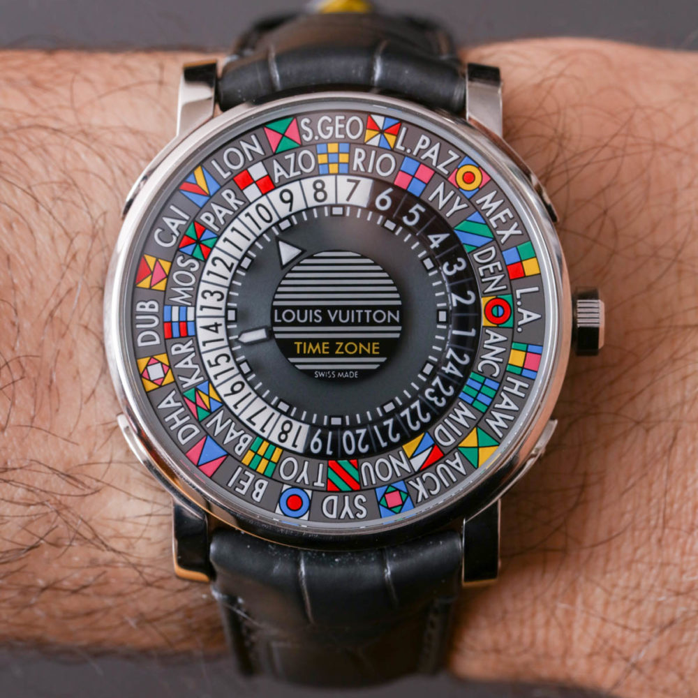 Wrist Time Review: Louis Vuitton Escale Time Zone 39 World Timer Watch ...