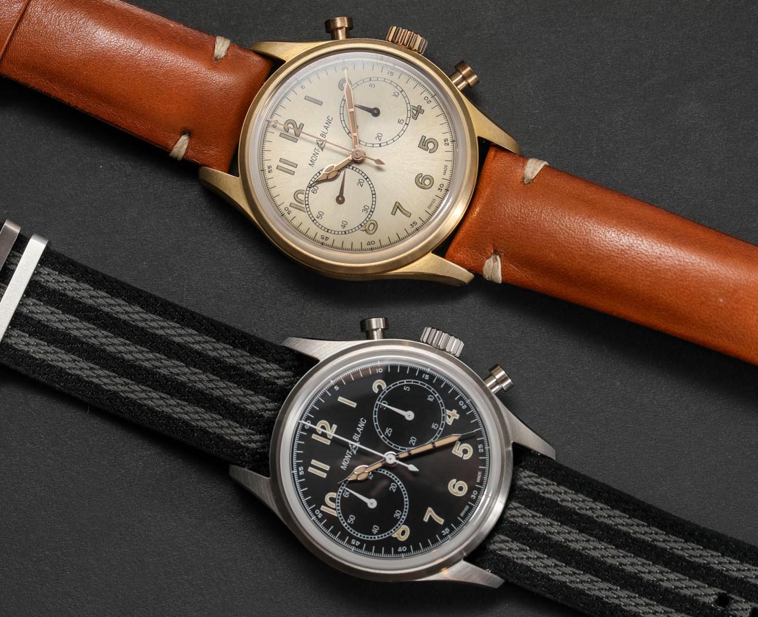 Montblanc 1858 Automatic Chronograph in bronze and stainless steel