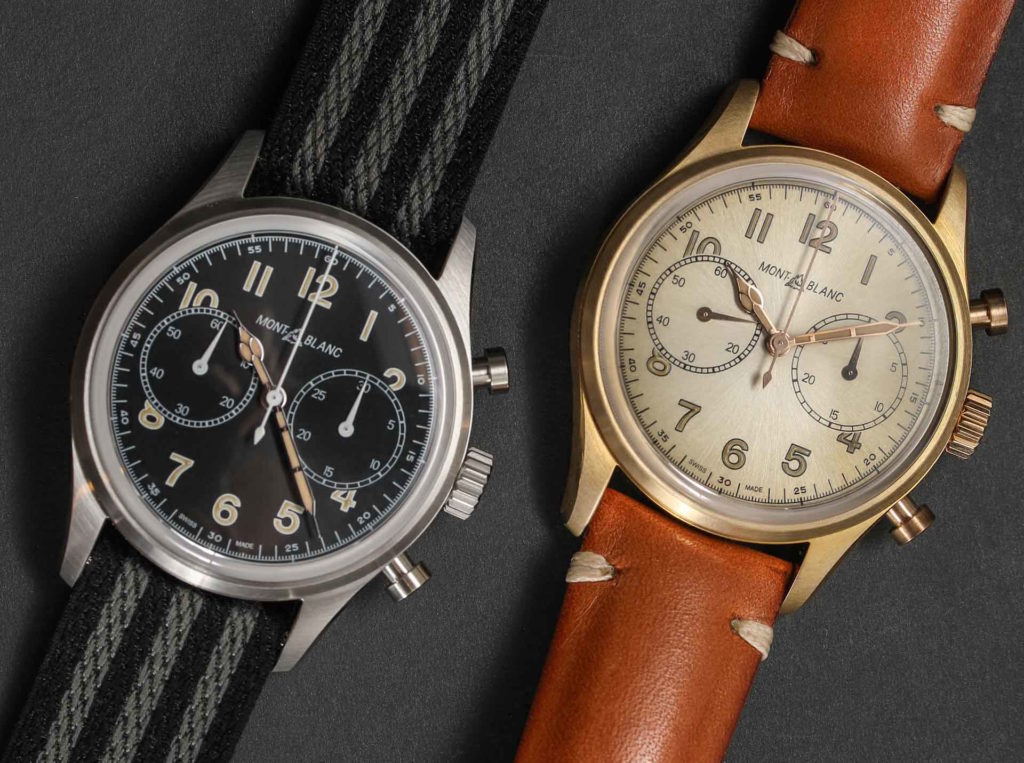 Montblanc 1858 Automatic Chronograph in bronze and stainless steel