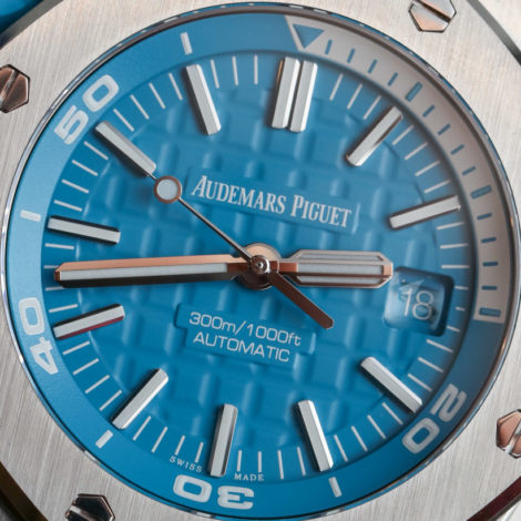 Audemars piguet royal oak offshore blue dial 2