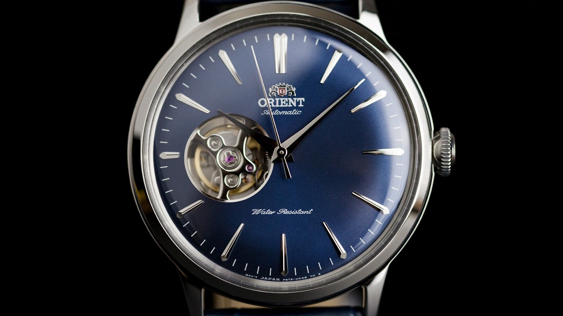 Orient Bambino Open Heart front view
