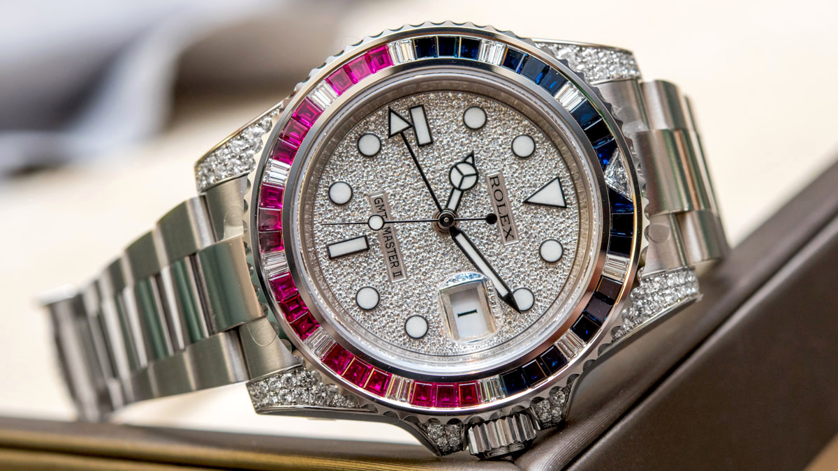 Rolex GMT-Master II 116759SARU Factory Gem-Set Watch Hands-On 