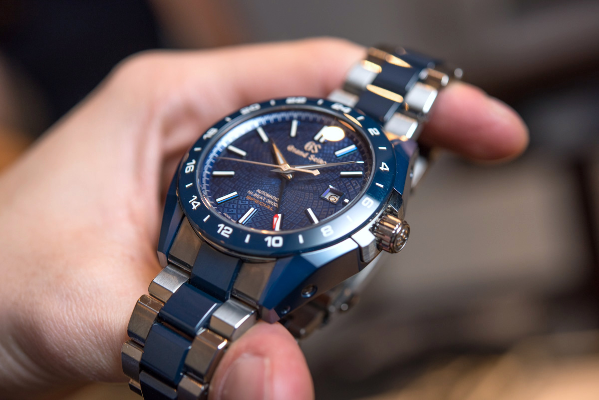 Grand Seiko Blue Ceramic Hi-Beat GMT 'Special' Limited Edition SBGJ229-A  Hands-On | aBlogtoWatch