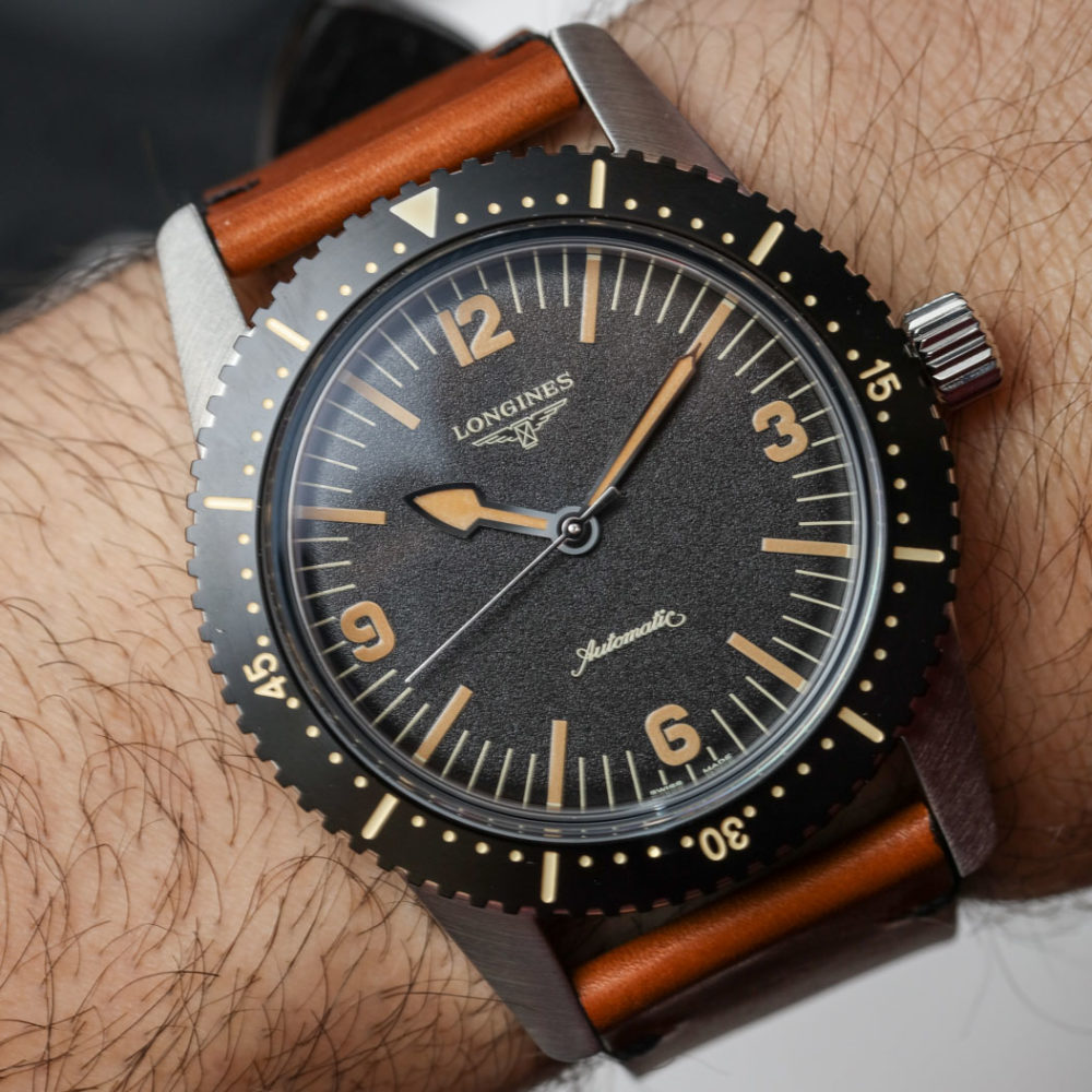 Longines Heritage Skin Diver Watch Hands-On | aBlogtoWatch