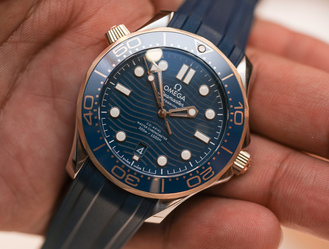 omega seamaster diver 300m men's bracelet watch