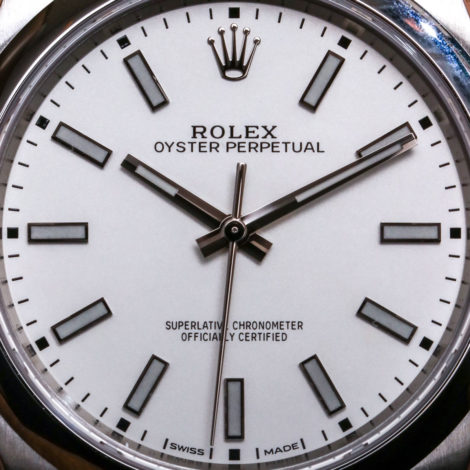 rolex oyster perpetual 39 dial