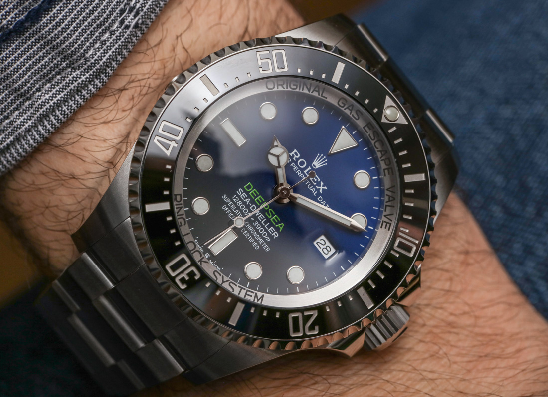 molekyle median Mathis Rolex Deepsea Sea-Dweller 126660 D-Blue Watch Hands-On | aBlogtoWatch