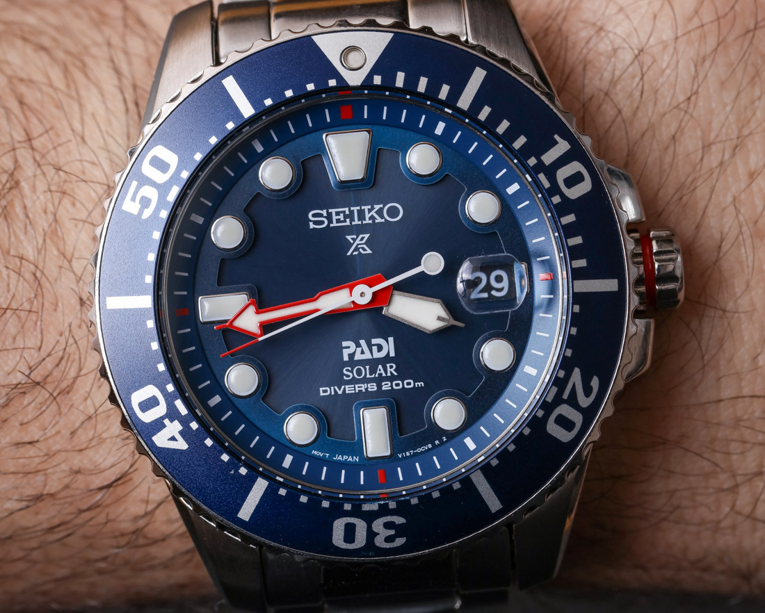 Seiko Prospex Solar Diver SNE435 PADI Watch Review | aBlogtoWatch
