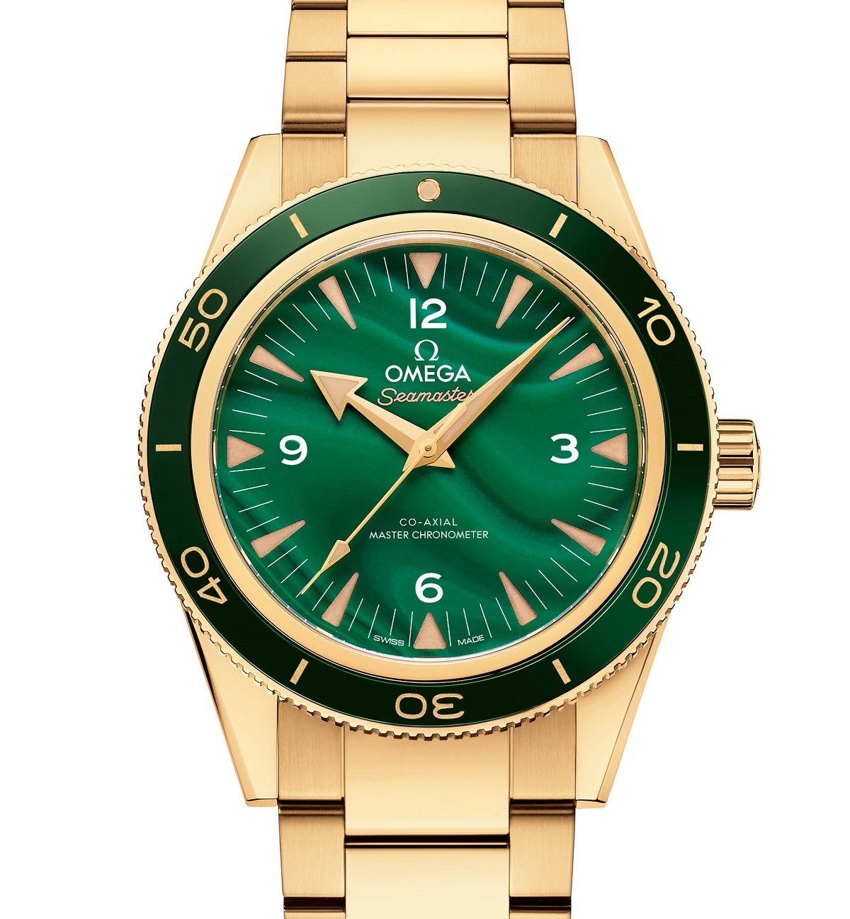 omega speedmaster green dial