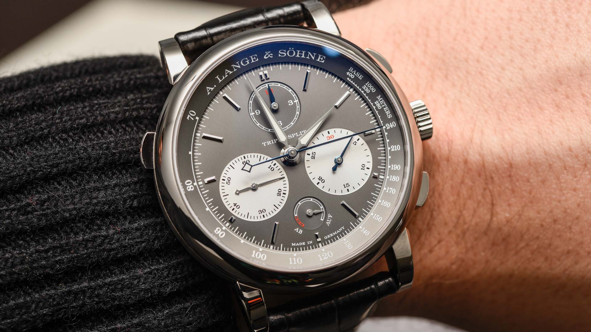 Hands-On With The Double Chronograph A. Lange & Söhne Triple Split ...