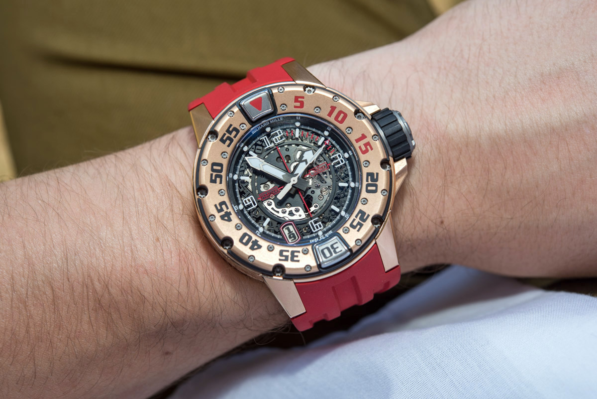Richard Mille RM 028 Diver In Red Gold Watch Hands-On | aBlogtoWatch