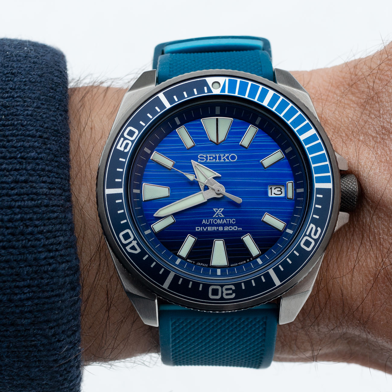 Seiko Prospex SRPC93 'Save The Ocean' Samurai Dive Watch Review on the wrist