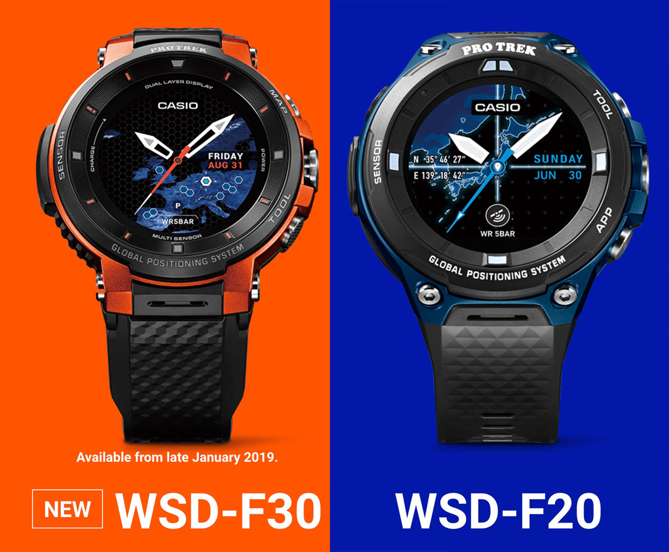 Casio Protrek Smart WSD-F30 Watch Now Has More Wearable Size  Improved  Battery Life | aBlogtoWatch